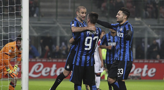 Inter-Cagliari 3-0 | Coppa Italia | Video Gol (Palacio, Brozovic e Perisic)
