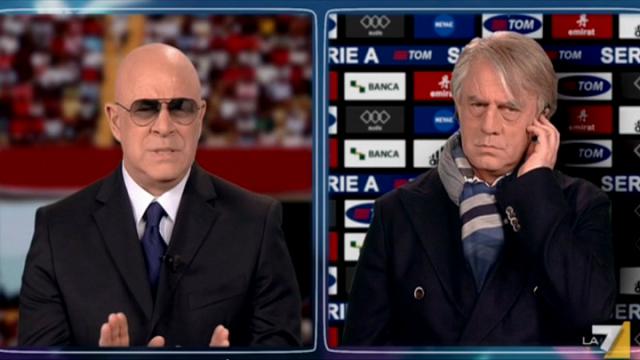 Mancini contro Sacchi: l&#8217;imitazione di Crozza (Video)
