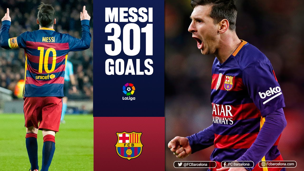 Il video celebrativo del Barcellona per i 300 gol di Messi in Liga