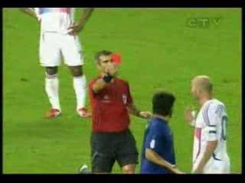 Zidane e la testata a Materazzi