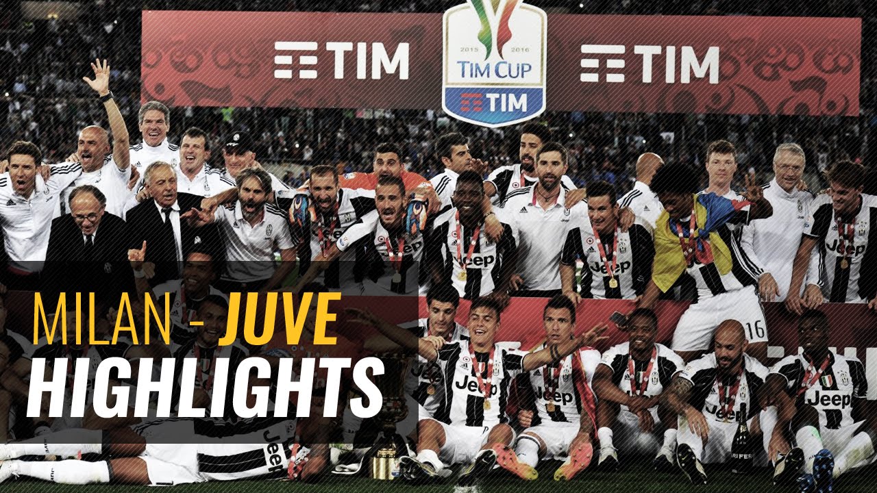 21/05/2016 &#8211; Finale Tim Cup &#8211; Milan-Juventus 0-1