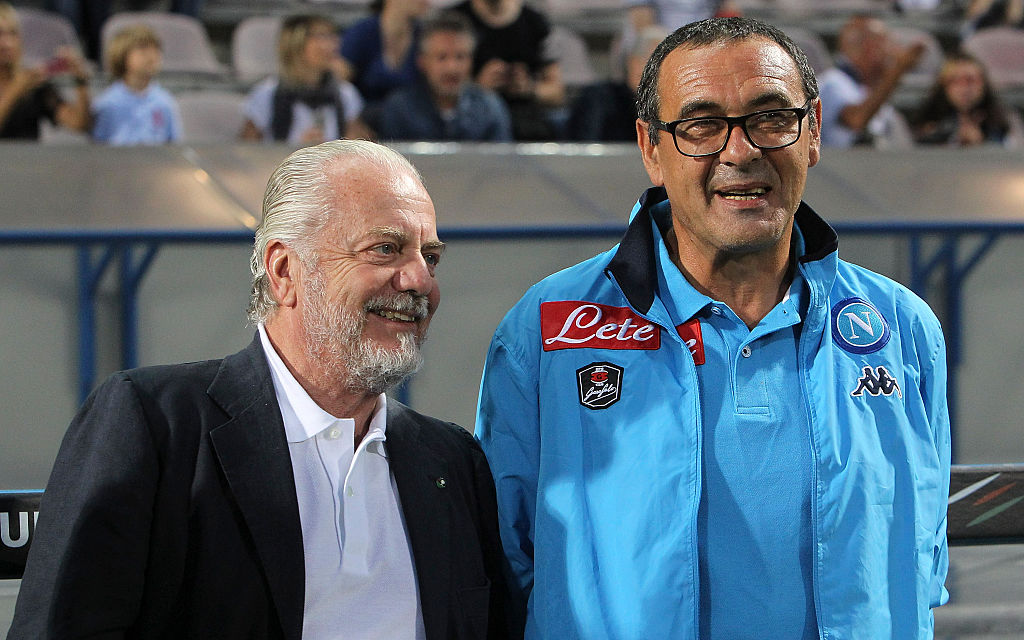 Napoli: De Laurentiis propone a Sarri 4 anni di contratto
