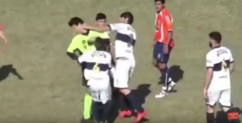 [VIDEO] Argentina: pugni all&#8217;arbitro dopo l&#8217;espulsione