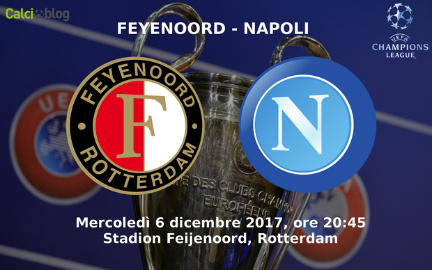 Feyenoord &#8211; Napoli 2-1 | Diretta Champions League | Risultato Finale | Gol di Zielinski, Jorgensen e St. Juste