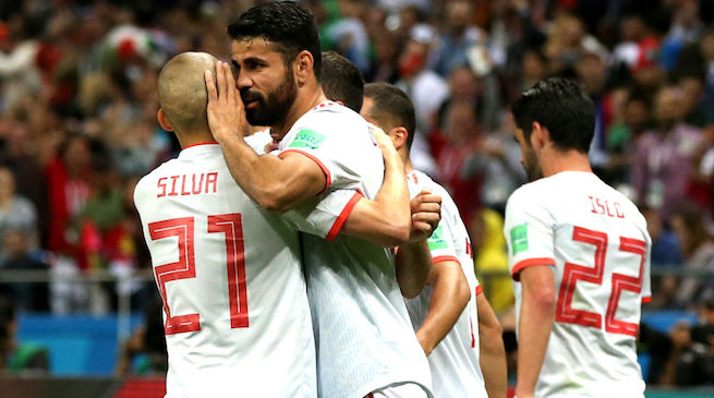 Video: il gol di Diego Costa in Iran-Spagna