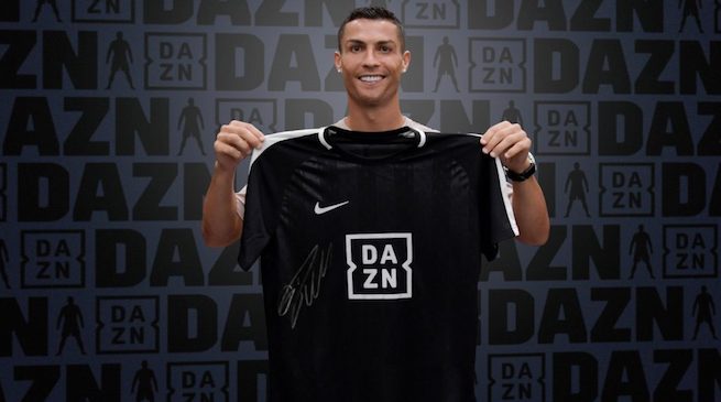 Cristiano Ronaldo è il global ambassador di DAZN
