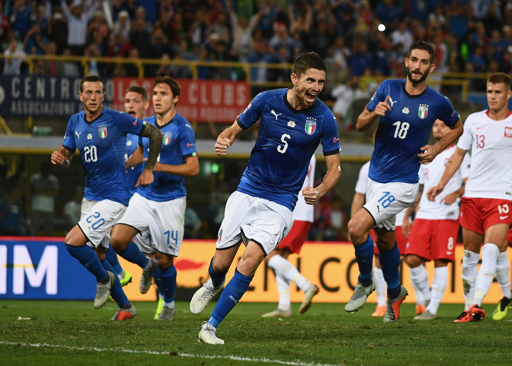 Video gol Italia-Polonia 1-1, Nations League: rete di Zielinski, rigore di Jorginho