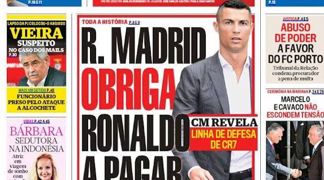 Cristiano Ronaldo pagò Kathryn Mayorga su ordine del Real Madrid?