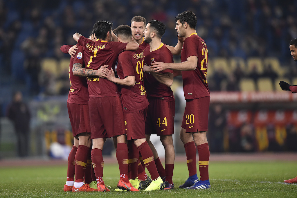 Roma-Bologna 2-1: video dei gol di Kolarov (rig), Fazio e Sansone