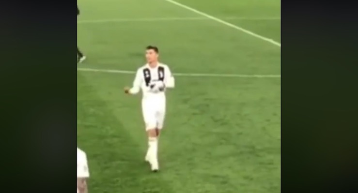 Video: il gesto di Ronaldo alla fine di Juventus-Ajax