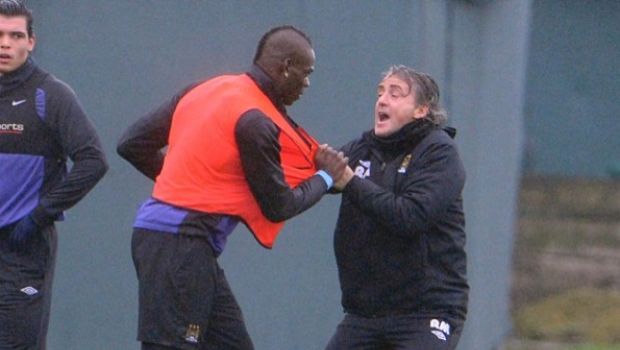 Balotelli e Mancini, la rissa, botte in allenamento