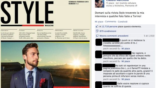 Claudio Marchisio: insulti e minacce su Facebook e Twitter dai tifosi del Napoli