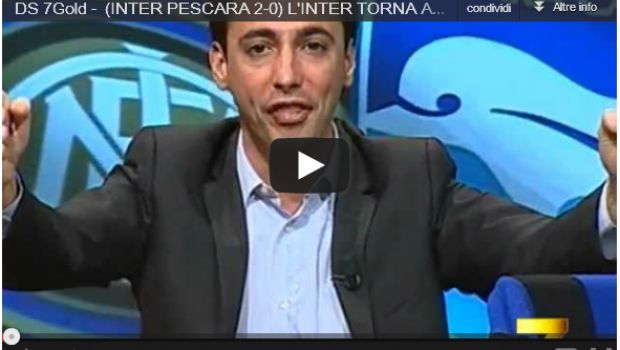 Inter-Pescara 2-0 | Telecronache di Tramontana e Recalcati | Video