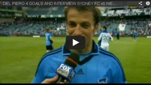 Sydney vince 7-1 contro Wellington Phoenix: poker di Del Piero