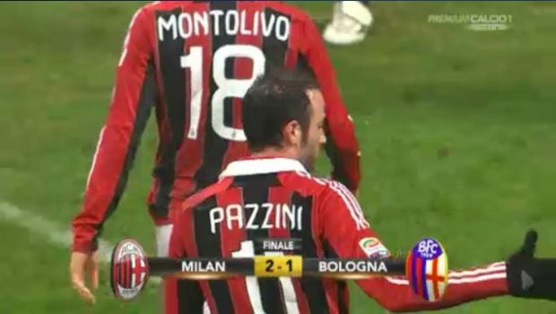 Milan &#8211; Bologna 2-1 | Risultato finale | Pazzini regala i tre punti al Diavolo con una doppietta, autorete di Mexes