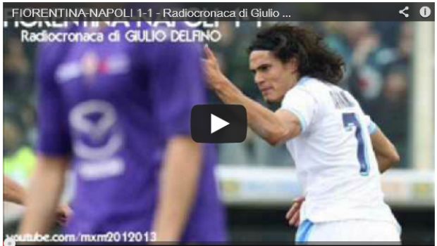 Fiorentina-Napoli 1-1 | Telecronache di Auriemma e Alvino, radiocronaca di Delfino | Video