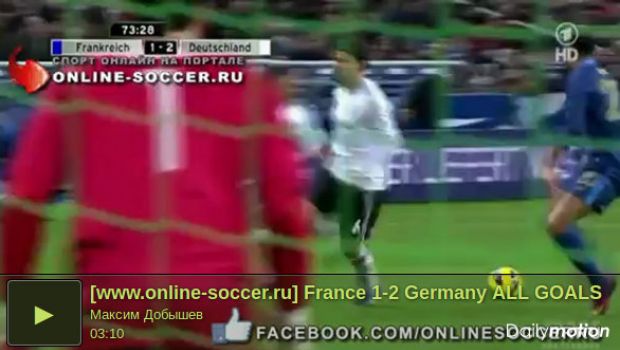 Francia – Germania 1-2 | Highlights Amichevole – Video Gol (Valbuena, Muller, Khedira)