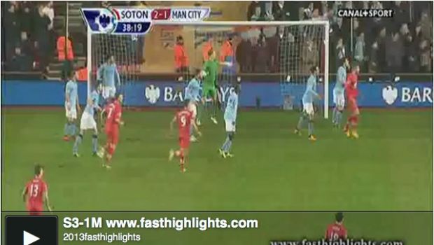 Southampton &#8211; Manchester City 3-1 | Highlights Premier &#8211; Video Gol (Puncheon, Lambert, Dzeko, aut. Barry)