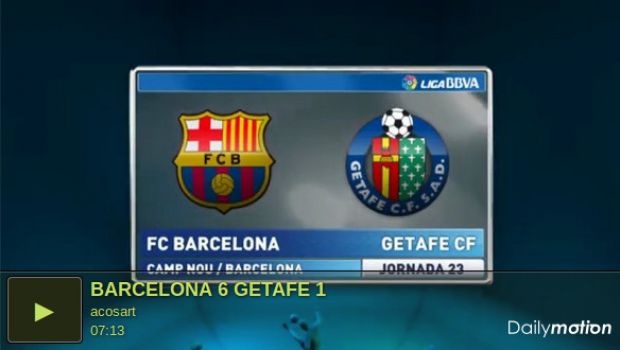 Barcellona &#8211; Getafe 6-1 | Highlights Liga Spagnola &#8211; Video Gol (Sanchez, Messi, Villa, Tello, Alvaro, Iniesta, Piqué)
