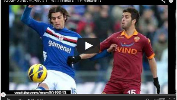 Sampdoria-Roma 3-1 | Telecronaca di Zampa e radiocronaca di Dotto | Video