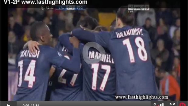 Valencia &#8211; Psg 1-2 | Highlights Champions League &#8211; Video Gol (Lavezzi, Pastore, Rami)