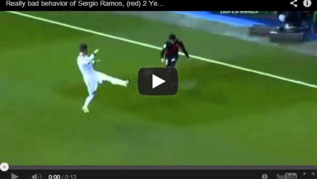 Real Madrid, Sergio Ramos espulso: due gialli in 44 secondi | Video