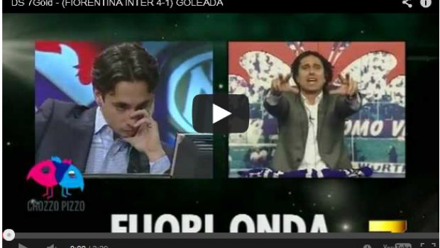 Fiorentina &#8211; Inter 4-1 | Telecronache di Tramontana e Recalcati | Video