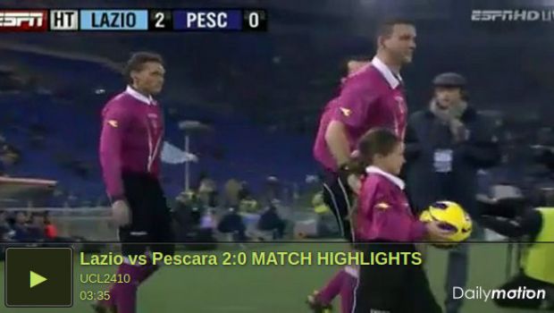 Lazio-Pescara 2-0 | Telecronaca di Guido De Angelis | Video