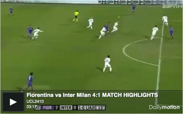 Fiorentina-Inter 4-1 | Risultato Finale | Nerarrurri non pervenuti: doppiette di Ljajic e Jovetic prima del gol di Cassano