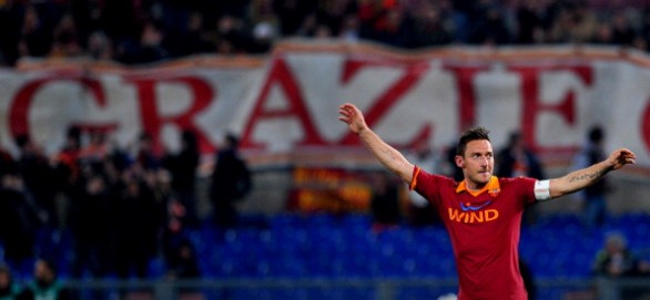 Francesco Totti come Nordahl: contro il Genoa il gol numero 225 in Serie A