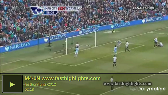 Manchester City &#8211; Newcastle 4-0 | Highlights Premier League &#8211; Video Gol (Tevez, Silva, Kompany, autogol Perch)
