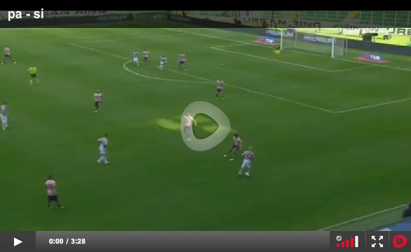 Palermo &#8211; Siena 1-2 | Highlights Serie A &#8211; Video Gol (Anselmo, Emeghara, Rosina)