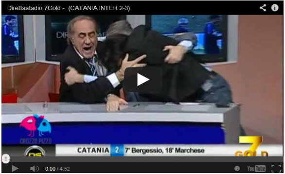 Catania-Inter 2-3 | Telecronache di Tramontana e Recalcati | Video