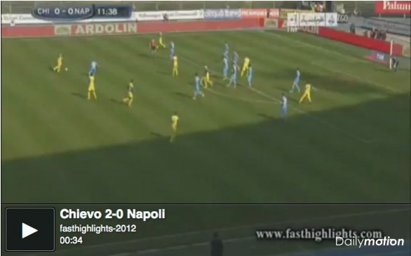 Chievo &#8211; Napoli 2-0 | Highlights Serie A &#8211; Video Gol (Dramé, Thereau. Rigore sbagliato da Cavani)