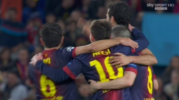 Barcellona &#8211; Milan 4-0 | Champions League | Risultato finale: gol di Messi (Doppietta), Villa e Jordi Alba
