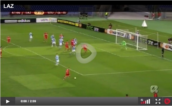 Lazio – Stoccarda 3-1 | Highlights Europa League – Video Gol (tripletta di Kozak e Hajnal)