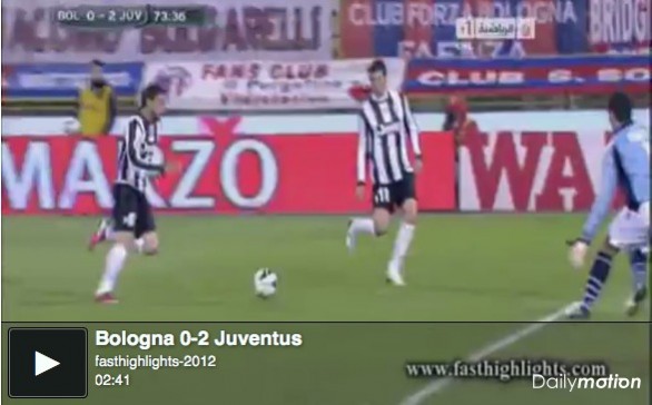 Bologna &#8211; Juventus 0-2 | Highlights Serie A &#8211; Video Gol (Vucinic, Marchisio)