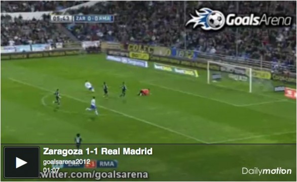 Saragozza &#8211; Real Madrid 1-1 | Highlights Liga Spagnola &#8211; Video Gol (Rios, Cristiano Ronaldo)