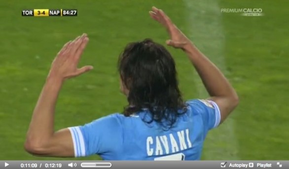Torino &#8211; Napoli 3-5 | Auriemma impazzisce per i gol di Dzemaili e Cavani (Video)