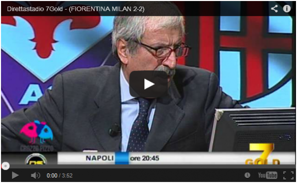 Fiorentina-Milan 2-2 | Telecronache di Crudeli e Pellegatti | Video