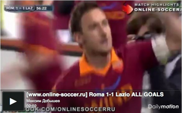 Roma-Lazio 1-1 | Telecronache di Zampa e De Angelis | Video