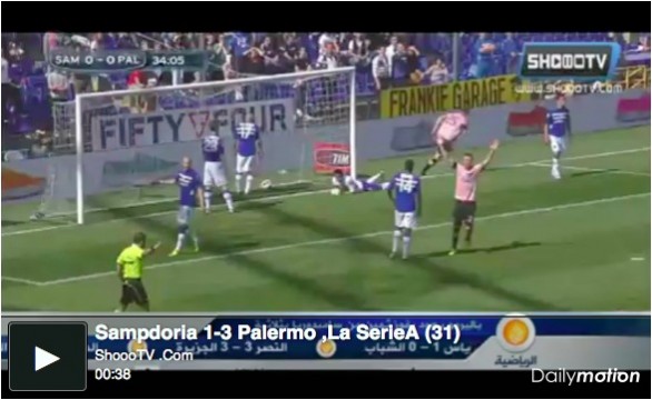 Sampdoria &#8211; Palermo 1-3 | Highlights Serie A &#8211; Video Gol (von Bergen, Munari, Ilicic, Garcia)