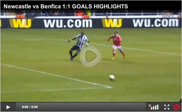 Newcastle – Benfica 1-1 | Highlights Europa League – Video Gol (Cisse, Salvio)