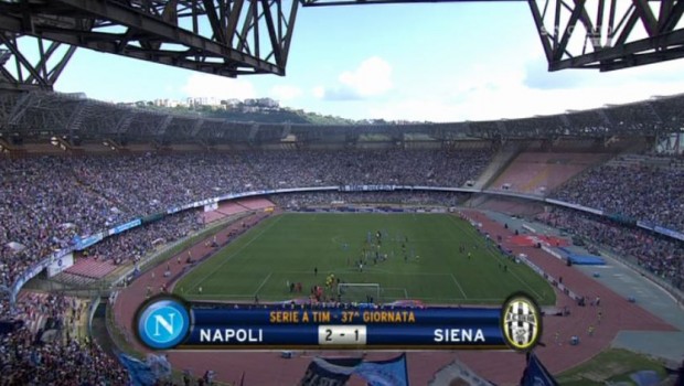 Napoli – Siena 2-1 | Risultato finale | Cavani e Hamsik rispondono a Grillo e regalano i tre punti ai partenopei