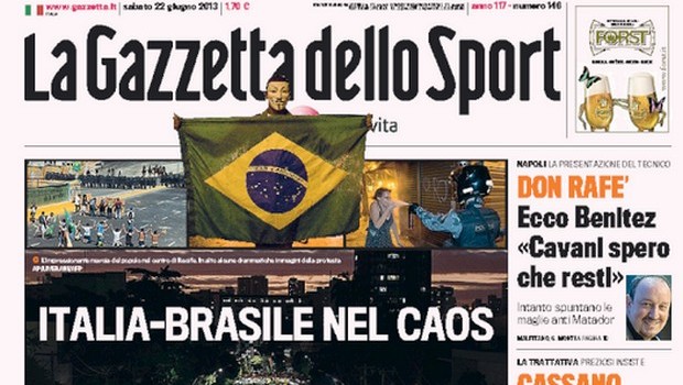 Rassegna stampa 22 giugno 2013: prime pagine di Gazzetta, Corriere e Tuttosport