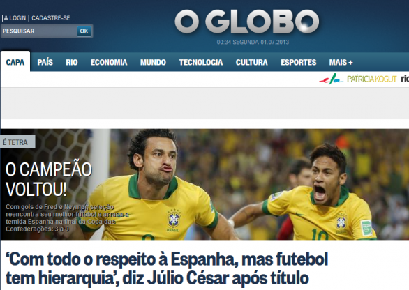 Brasile-Spagna 3-0 | I titoli della stampa brasiliana, spagnola e straniera | Foto
