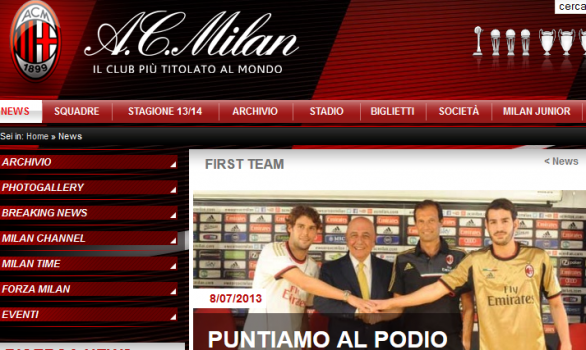 Il Milan si raduna a Milanello. Berlusconi: &#8220;Non escludo rinforzi&#8221;