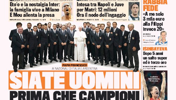 Rassegna stampa 14 agosto 2013: prime pagine di Gazzetta, Corriere e Tuttosport