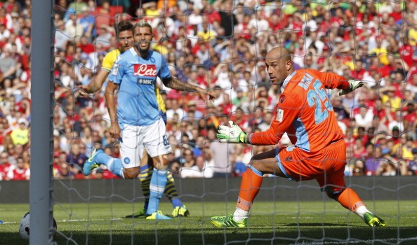 Napoli &#8211; Arsenal 2-2 | Highlights | Video Gol (Insigne, Pandev, Reina para rigore, Giroud, Koscielny)