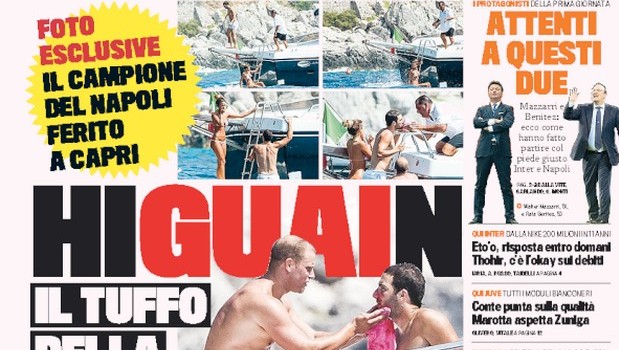 Rassegna stampa 27 agosto 2013: prime pagine di Gazzetta, Corriere e Tuttosport